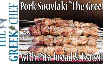 Pork Souvlaki, the original Greek